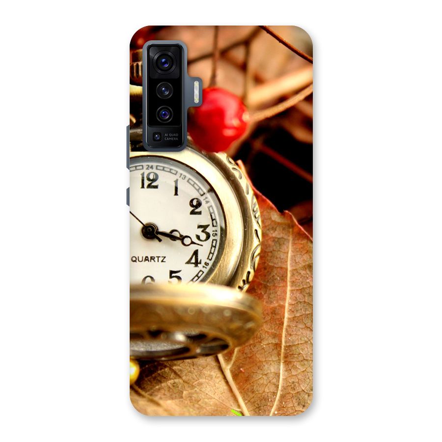 Clock And Cherry Back Case for Vivo X50