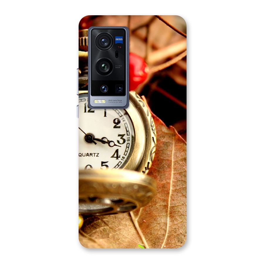 Clock And Cherry Back Case for Vivo X60 Pro Plus