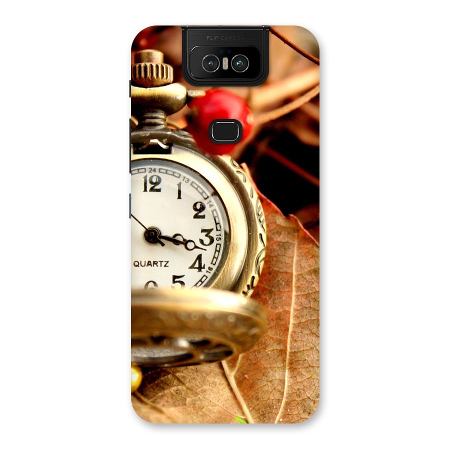 Clock And Cherry Back Case for Zenfone 6z