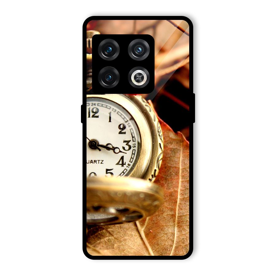 Clock And Cherry Glass Back Case for OnePlus 10 Pro 5G
