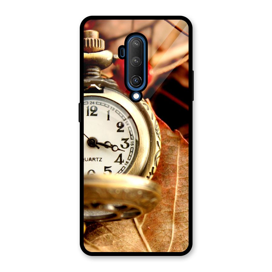 Clock And Cherry Glass Back Case for OnePlus 7T Pro
