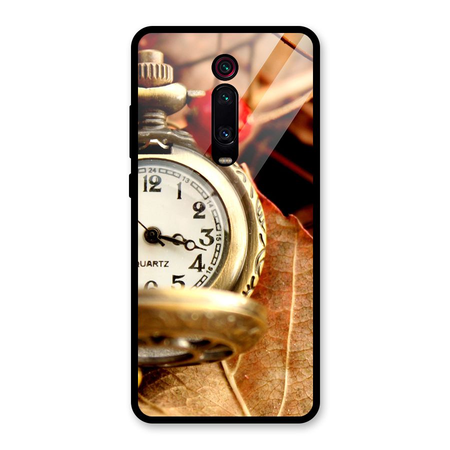 Clock And Cherry Glass Back Case for Redmi K20 Pro