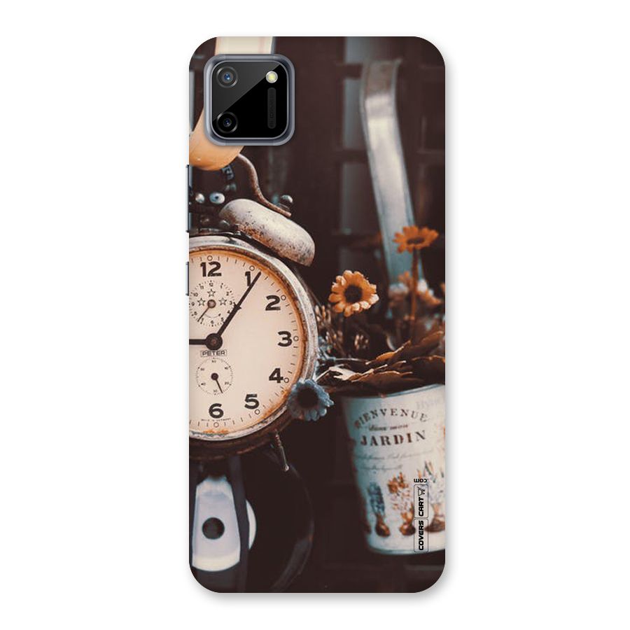 Clock And Flowers Back Case for Realme C11