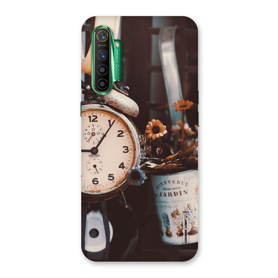 Clock And Flowers Back Case for Realme X2