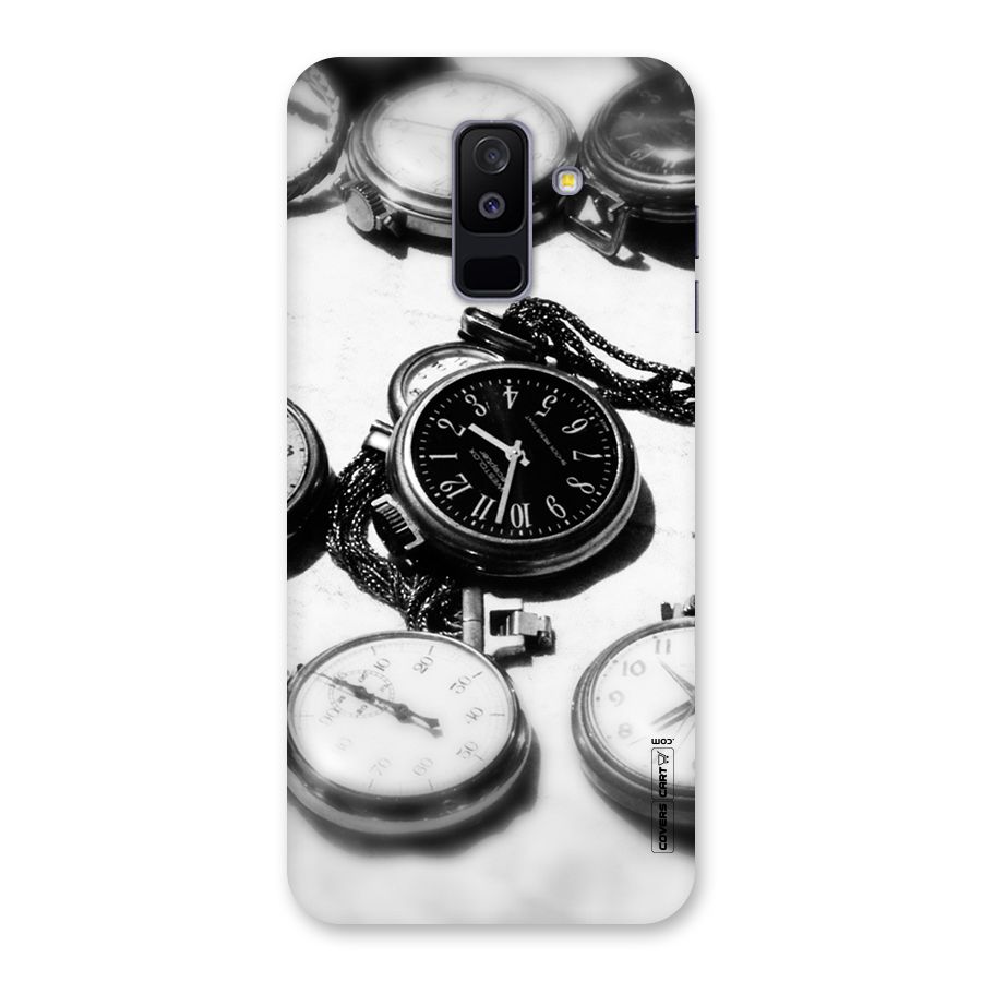 Clock Collection Back Case for Galaxy A6 Plus