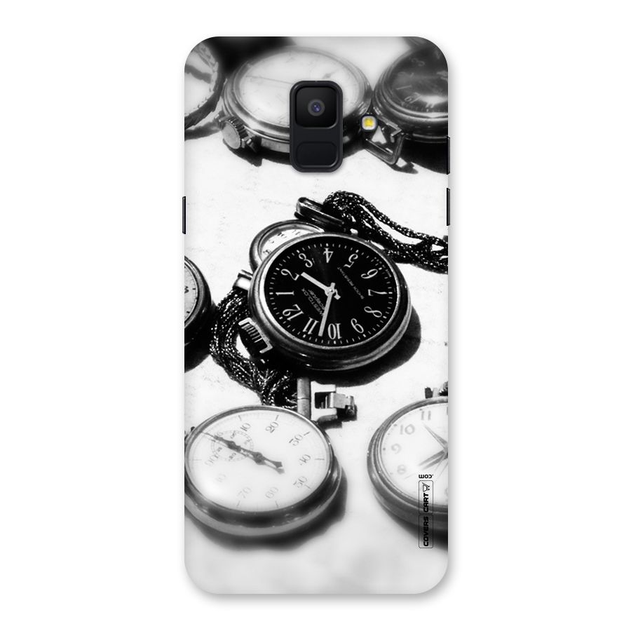 Clock Collection Back Case for Galaxy A6 (2018)