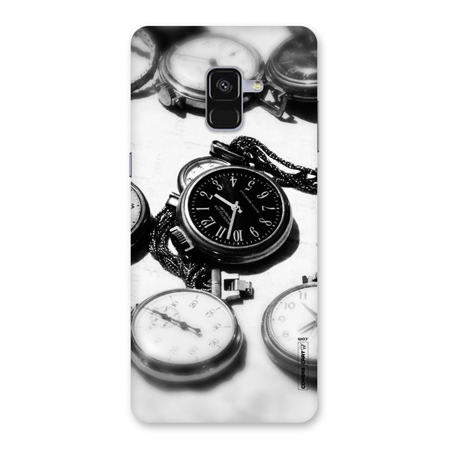 Clock Collection Back Case for Galaxy A8 Plus