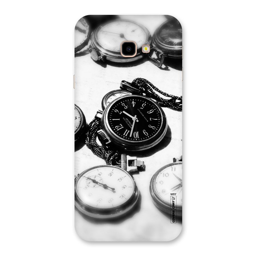 Clock Collection Back Case for Galaxy J4 Plus