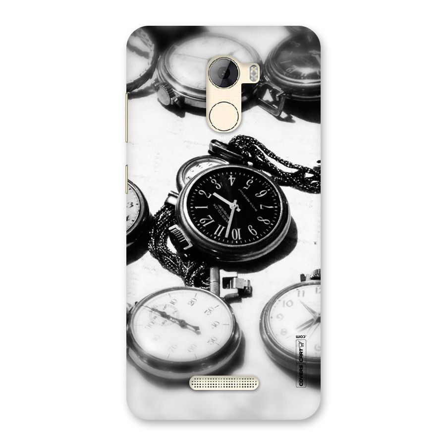 Clock Collection Back Case for Gionee A1 LIte