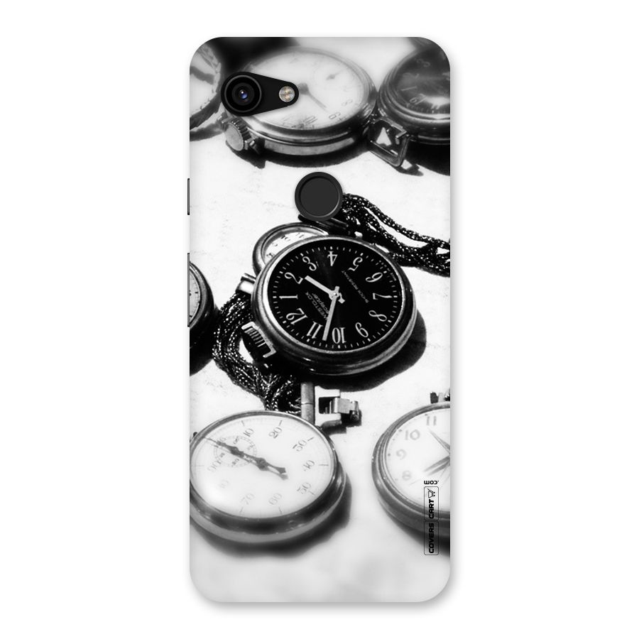 Clock Collection Back Case for Google Pixel 3a