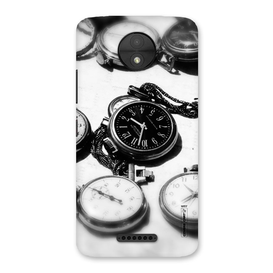 Clock Collection Back Case for Moto C
