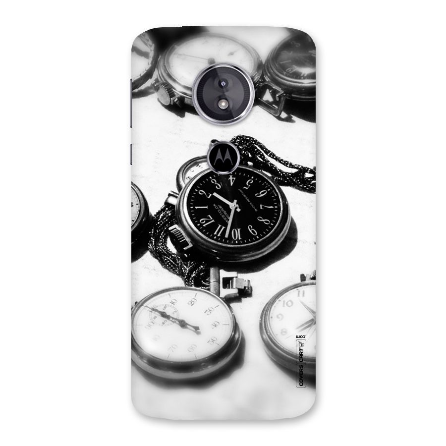 Clock Collection Back Case for Moto E5