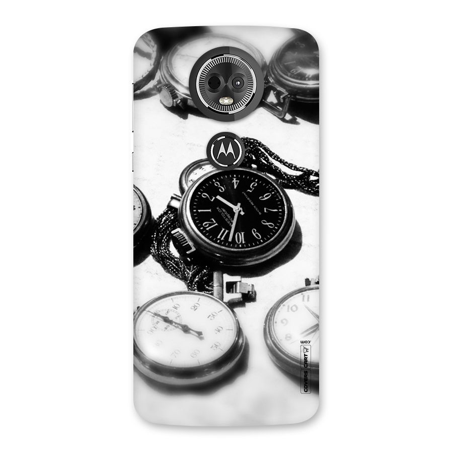 Clock Collection Back Case for Moto E5 Plus