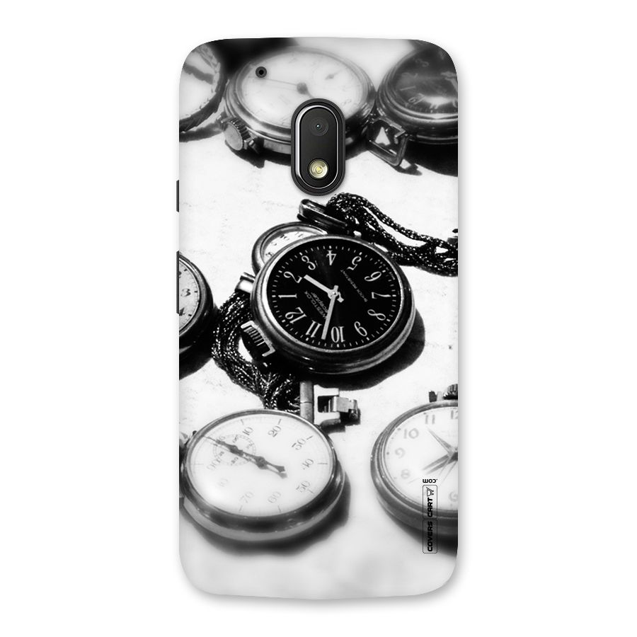 Clock Collection Back Case for Moto G4 Play