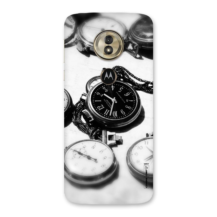 Clock Collection Back Case for Moto G6 Play