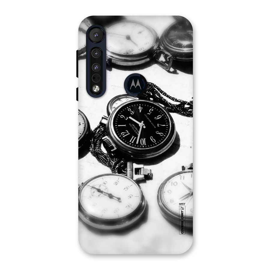 Clock Collection Back Case for Motorola One Macro