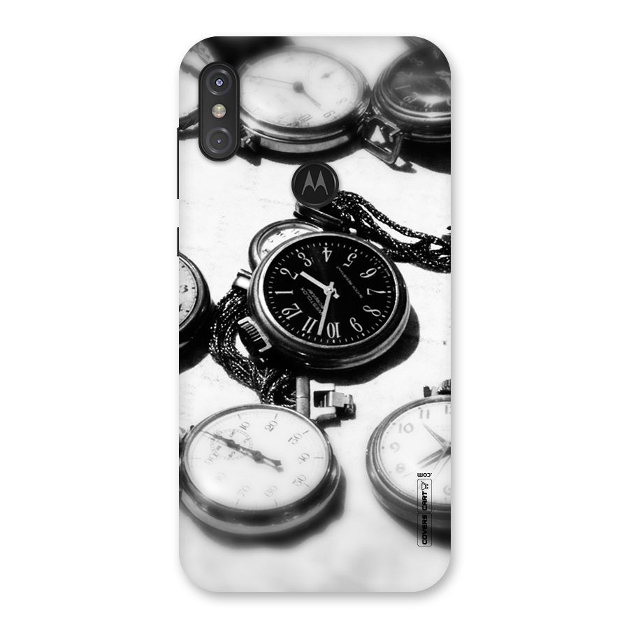 Clock Collection Back Case for Motorola One Power