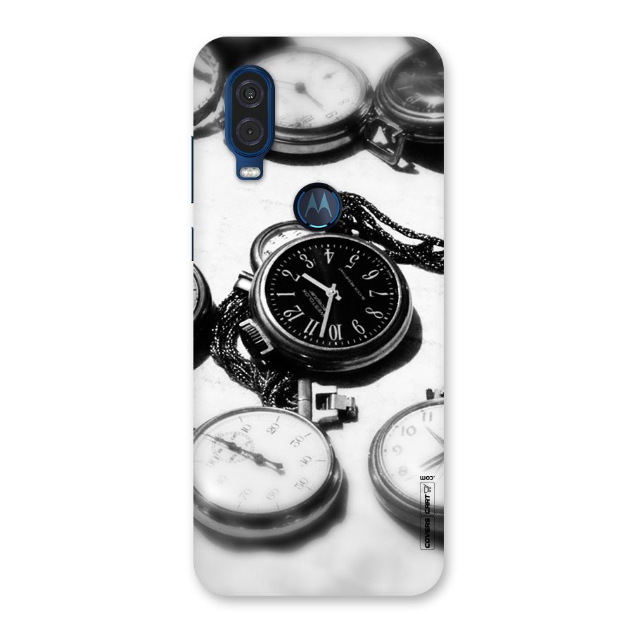 Clock Collection Back Case for Motorola One Vision