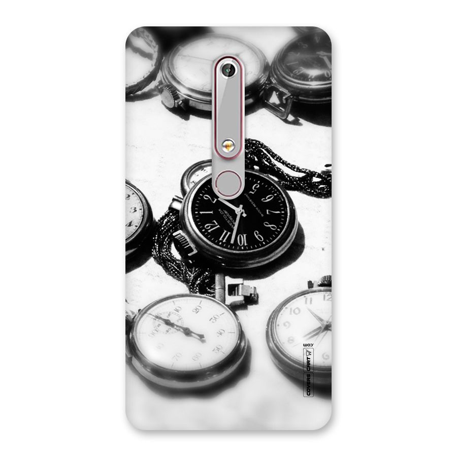 Clock Collection Back Case for Nokia 6.1