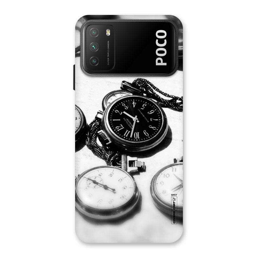 Clock Collection Back Case for Poco M3