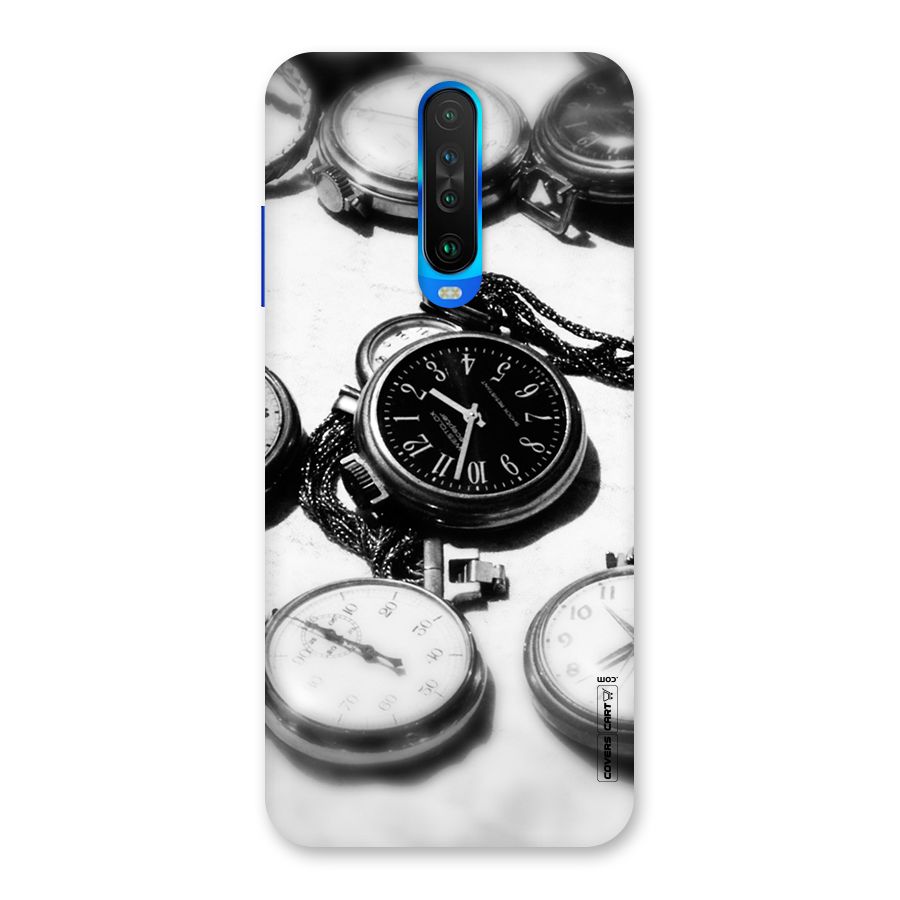 Clock Collection Back Case for Poco X2