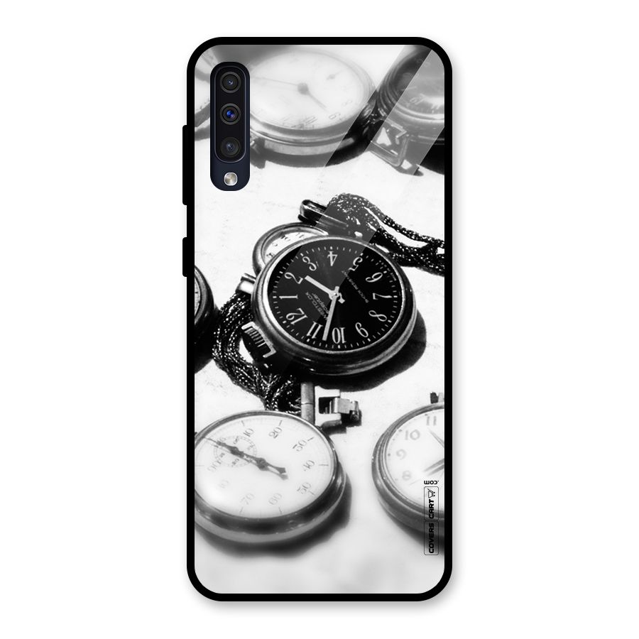 Clock Collection Glass Back Case for Galaxy A50s