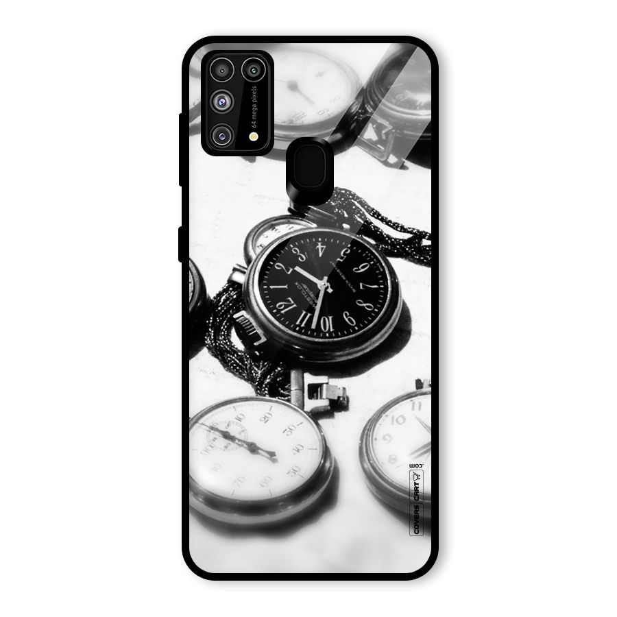 Clock Collection Glass Back Case for Galaxy F41