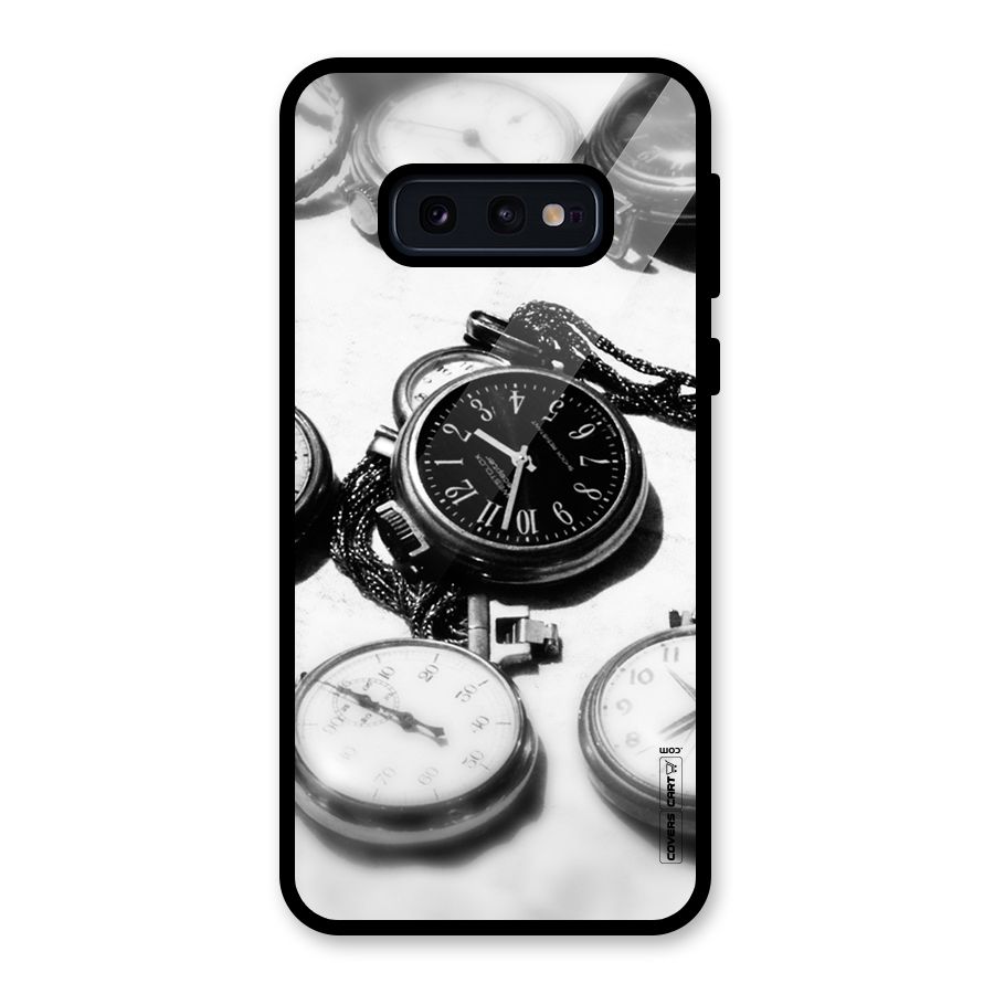 Clock Collection Glass Back Case for Galaxy S10e
