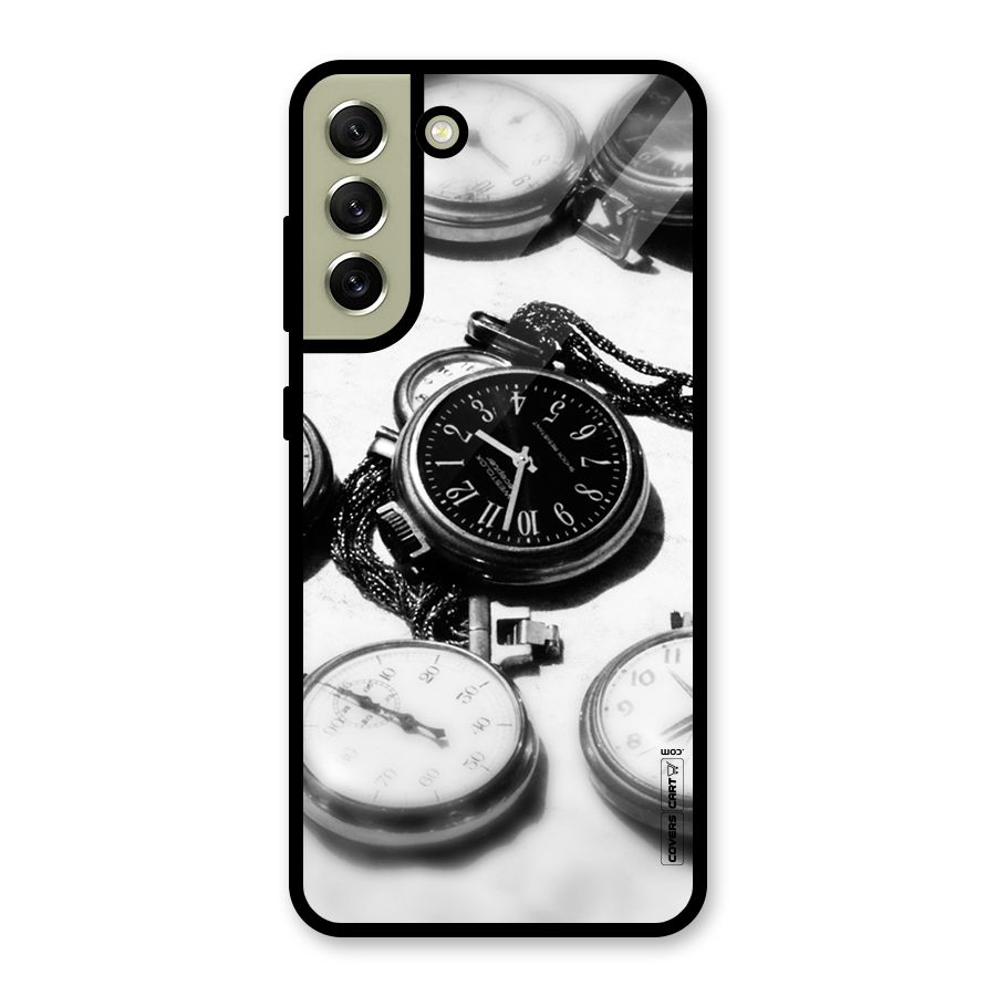 Clock Collection Glass Back Case for Galaxy S21 FE 5G
