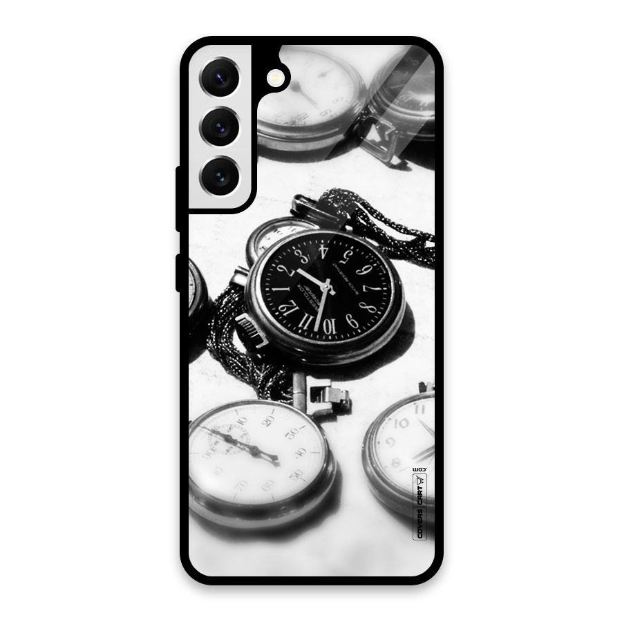 Clock Collection Glass Back Case for Galaxy S22 Plus 5G