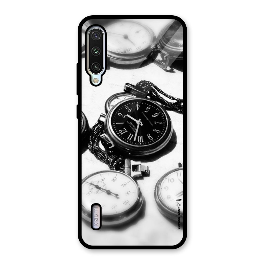 Clock Collection Glass Back Case for Mi A3