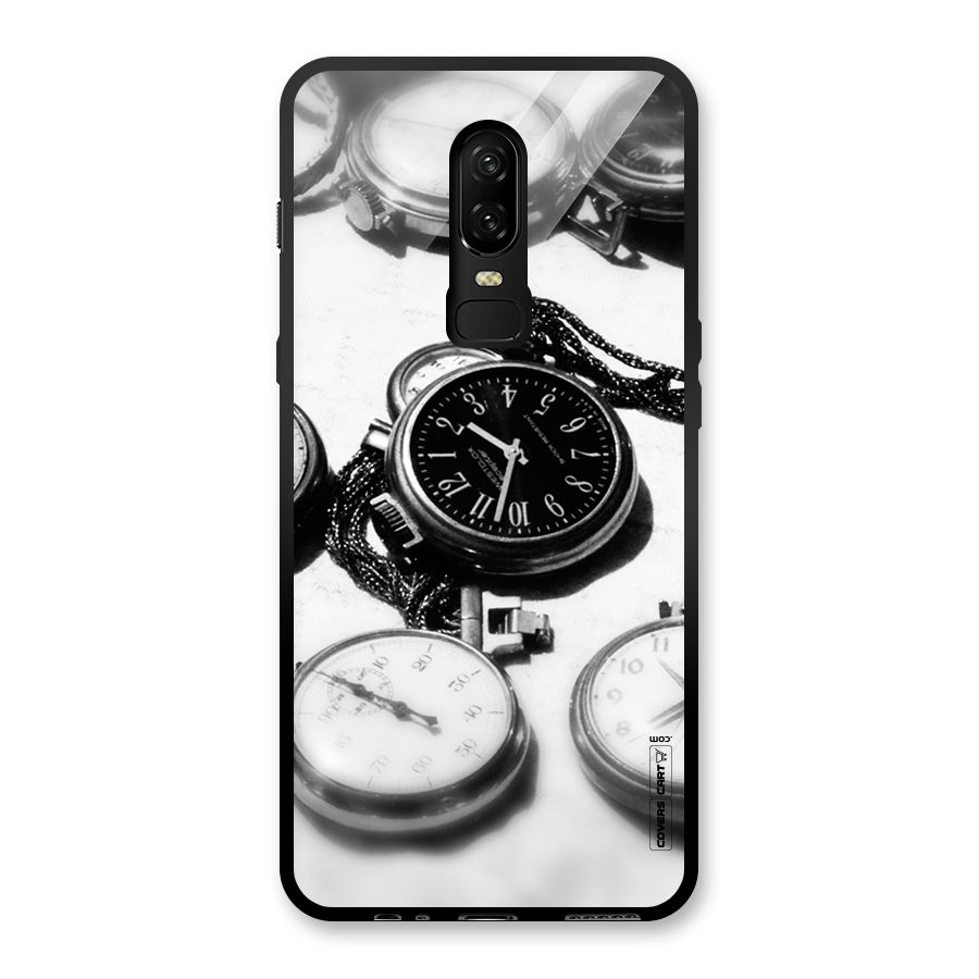 Clock Collection Glass Back Case for OnePlus 6