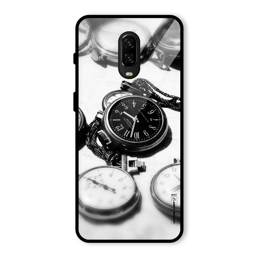 Clock Collection Glass Back Case for OnePlus 6T