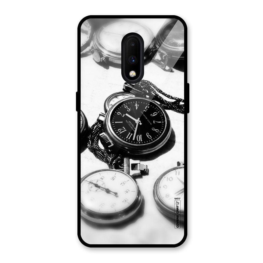 Clock Collection Glass Back Case for OnePlus 7