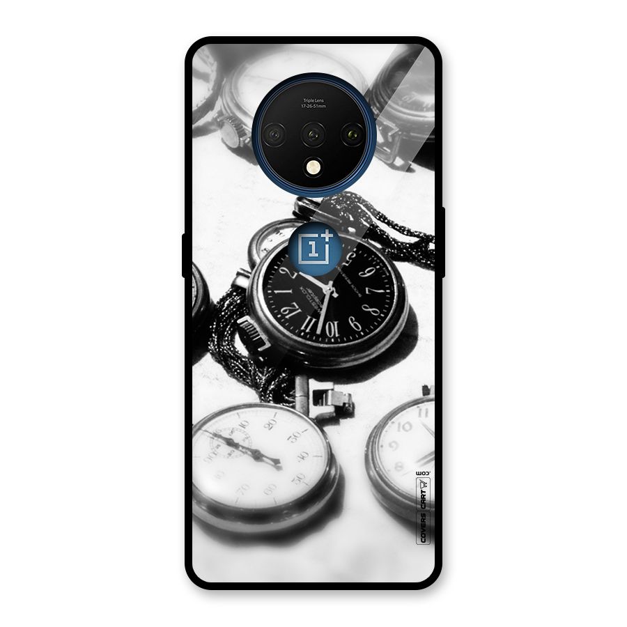 Clock Collection Glass Back Case for OnePlus 7T
