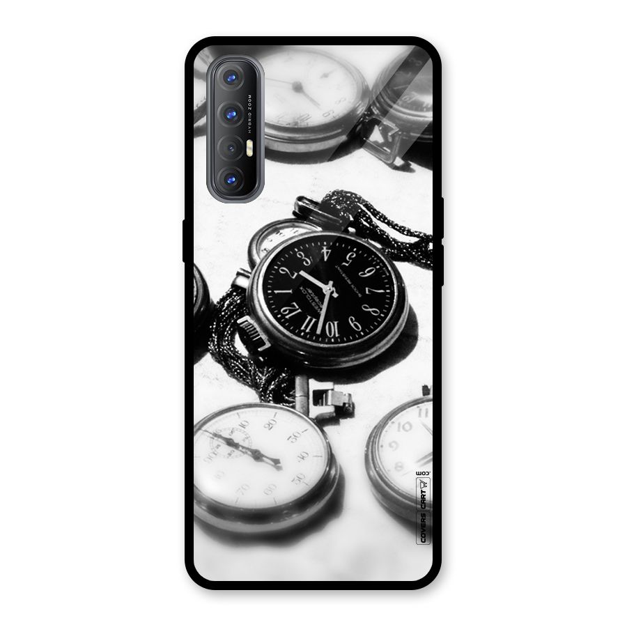 Clock Collection Glass Back Case for Oppo Reno3 Pro