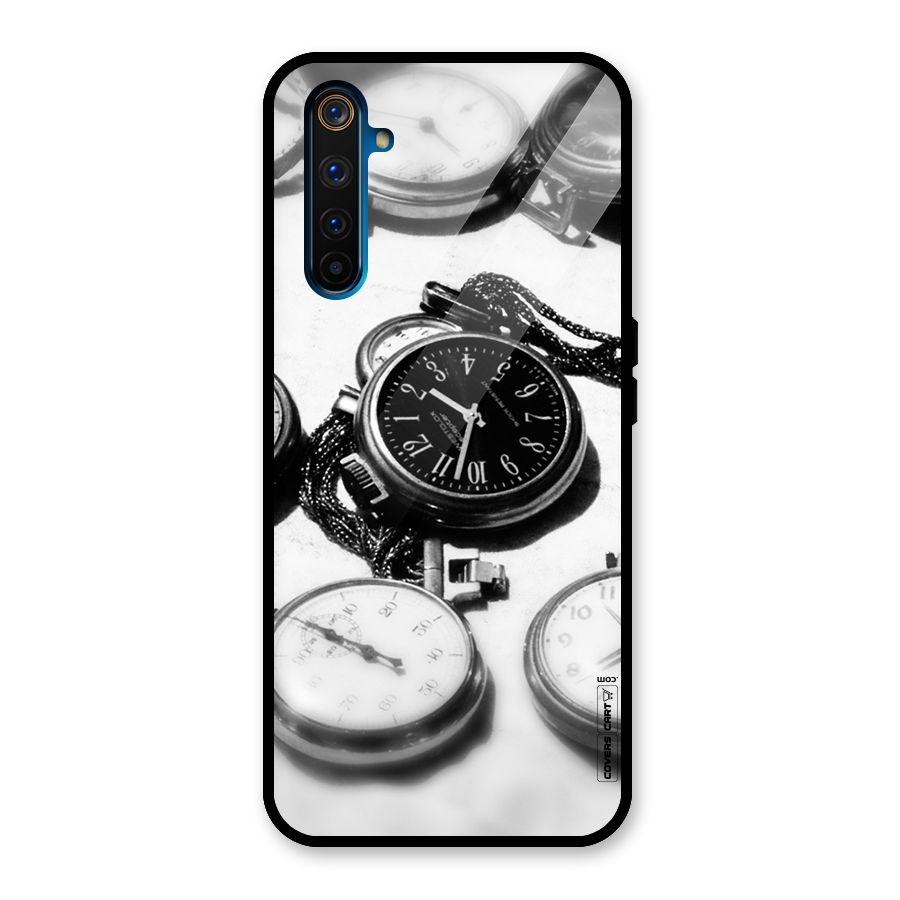 Clock Collection Glass Back Case for Realme 6 Pro