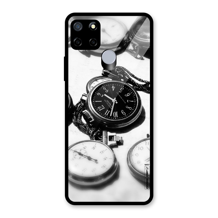 Clock Collection Glass Back Case for Realme C12