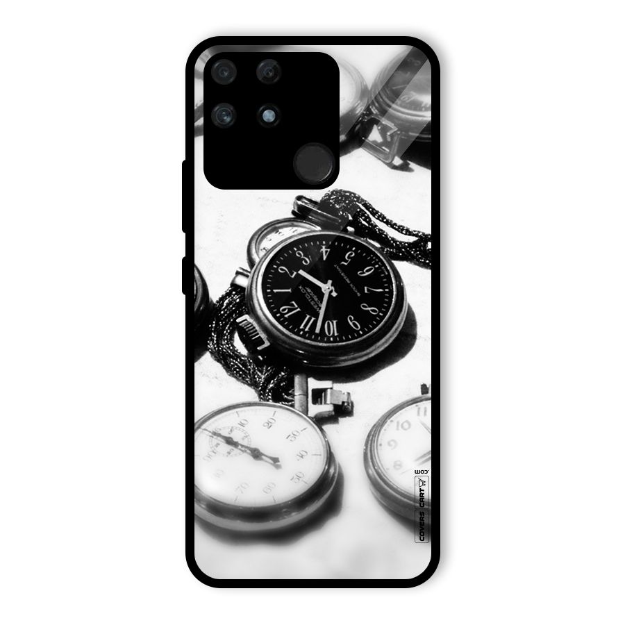 Clock Collection Glass Back Case for Realme Narzo 50A