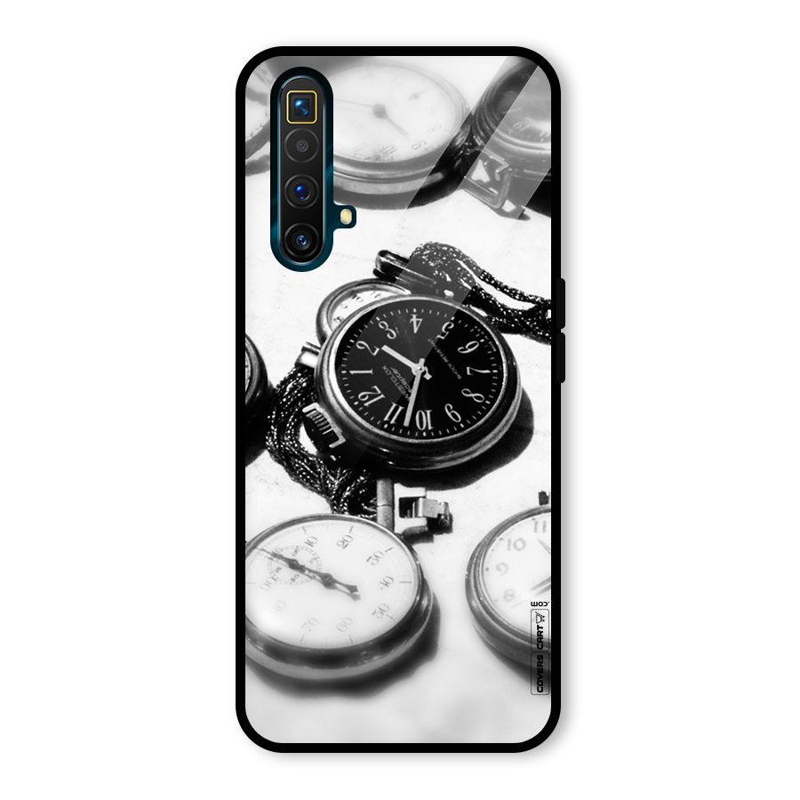 Clock Collection Glass Back Case for Realme X3 SuperZoom