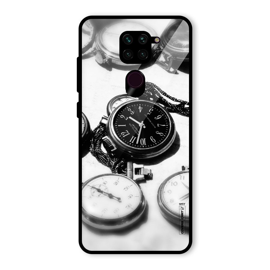 Clock Collection Glass Back Case for Redmi Note 9