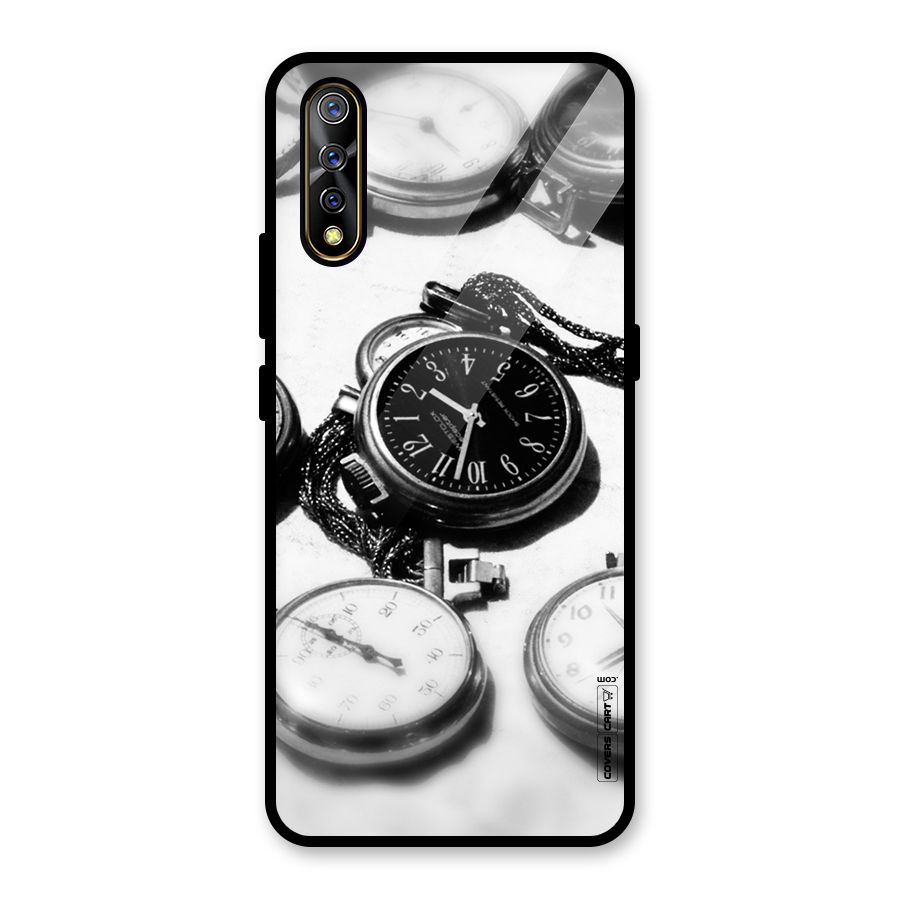 Clock Collection Glass Back Case for Vivo S1