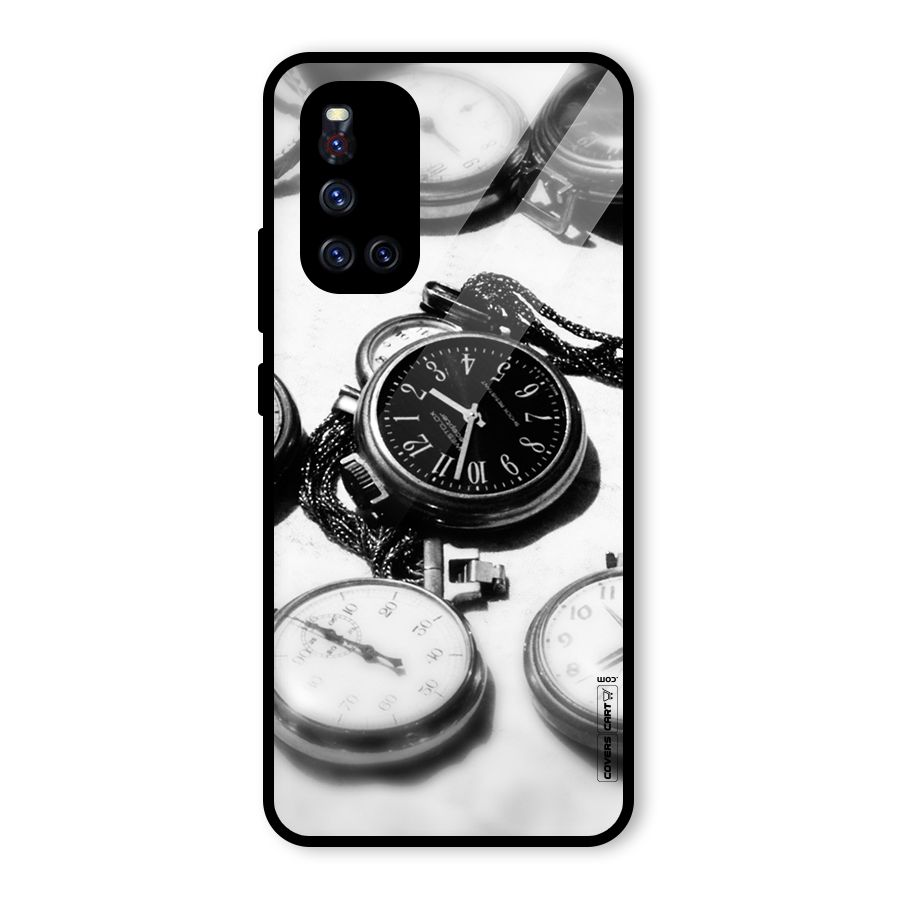 Clock Collection Glass Back Case for Vivo V19
