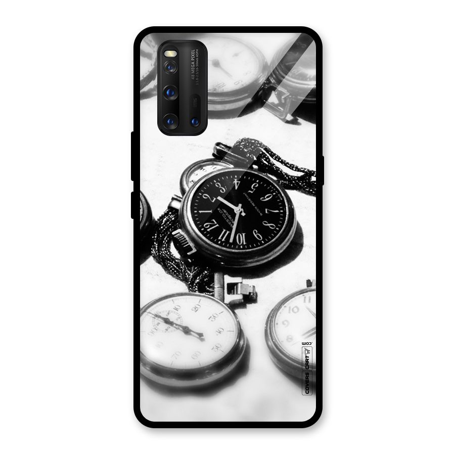 Clock Collection Glass Back Case for Vivo iQOO 3