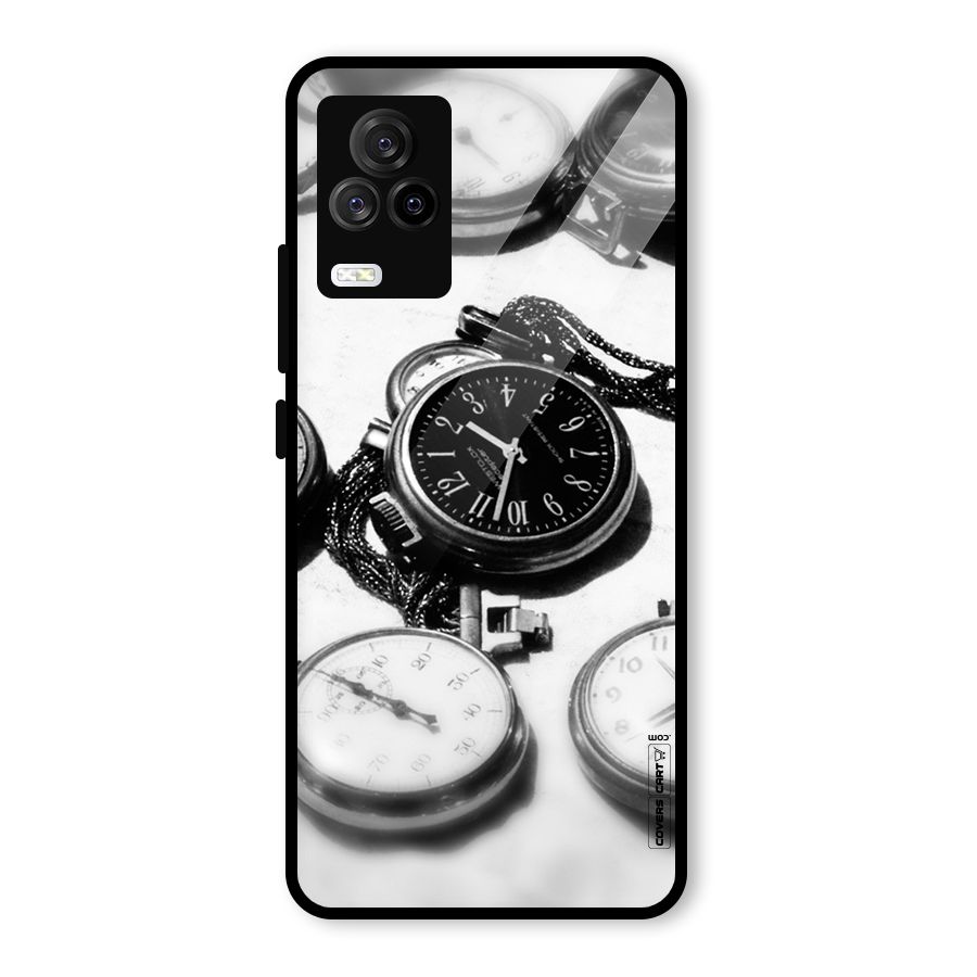 Clock Collection Glass Back Case for Vivo iQOO 7 Legend 5G