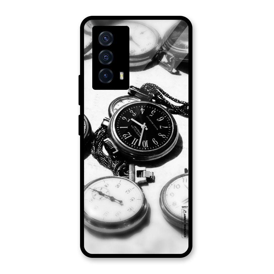 Clock Collection Glass Back Case for Vivo iQOO Z5