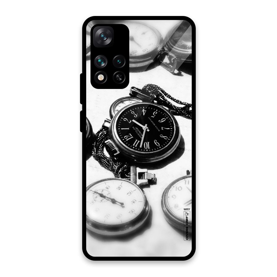 Clock Collection Glass Back Case for Xiaomi 11i HyperCharge 5G