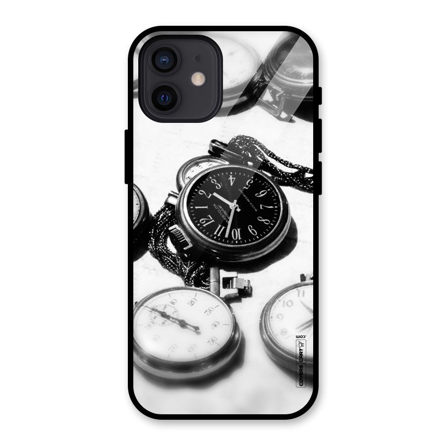Clock Collection Glass Back Case for iPhone 12