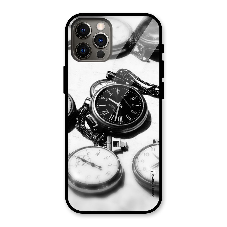Clock Collection Glass Back Case for iPhone 12 Pro