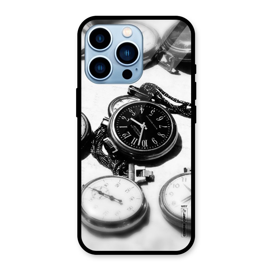 Clock Collection Glass Back Case for iPhone 13 Pro